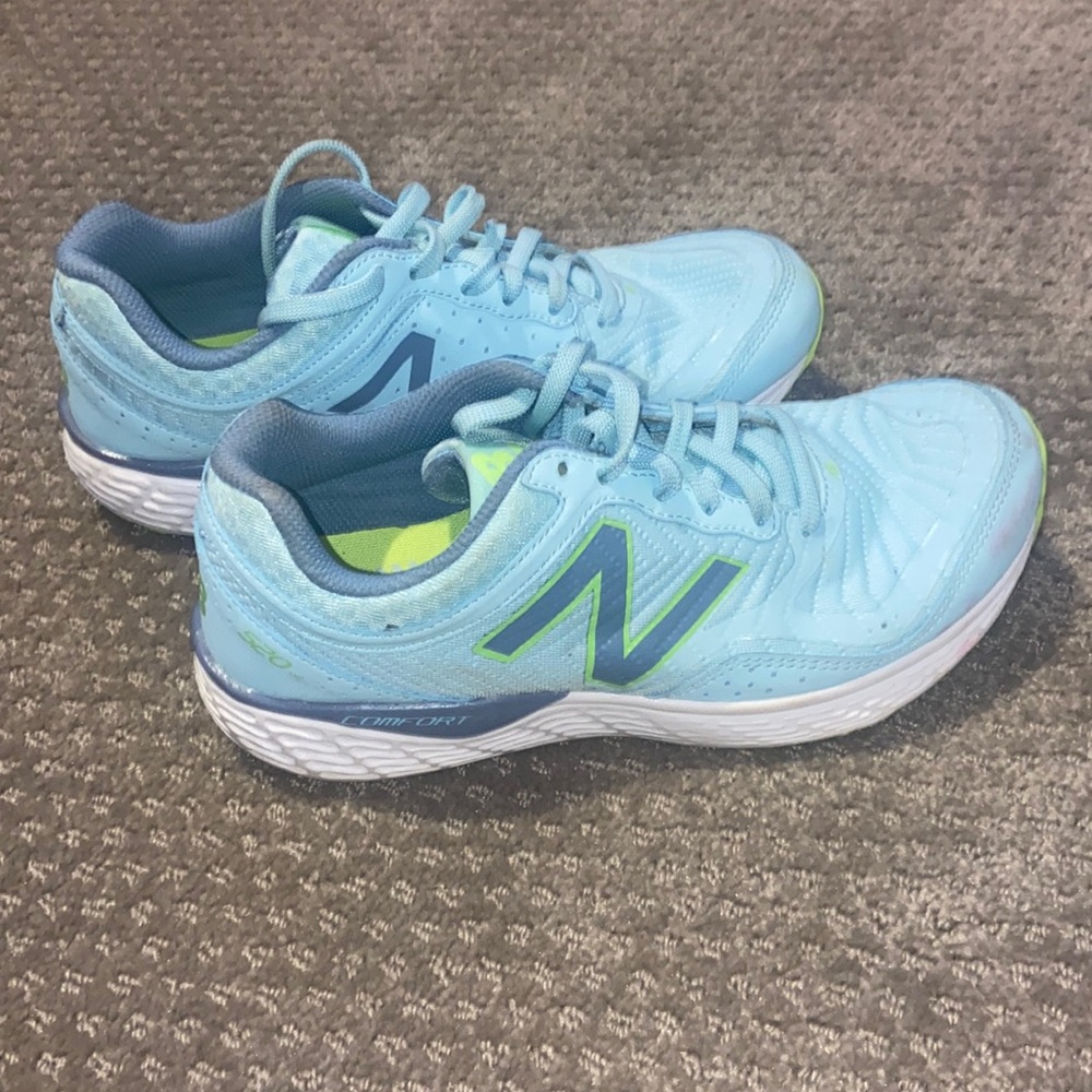 blue new balance shoes!